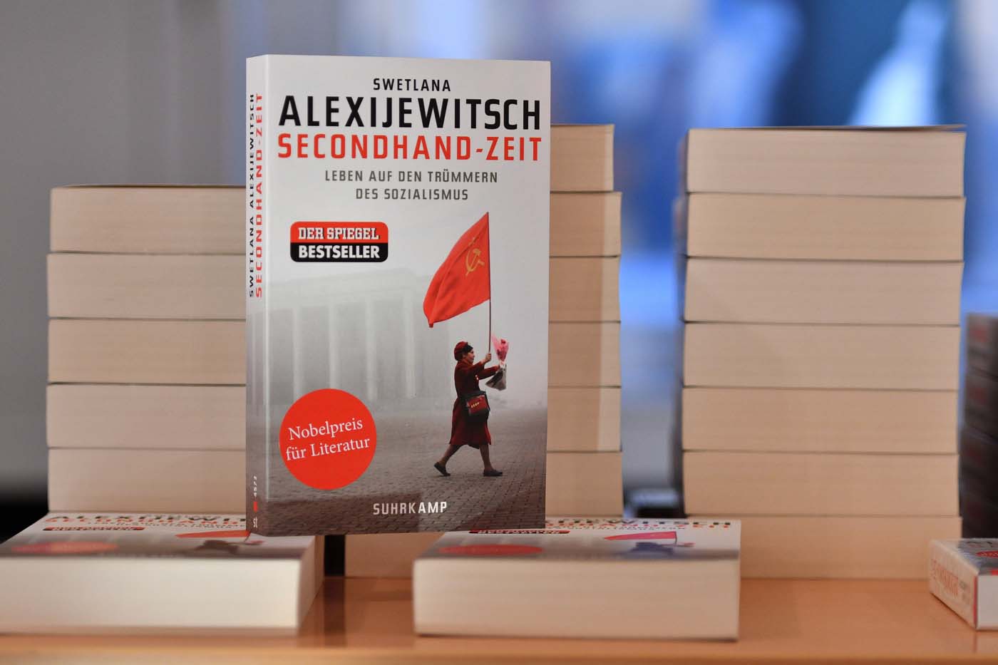 Swetlana Alexijewitsch am 20. April 2018 in Bitburg