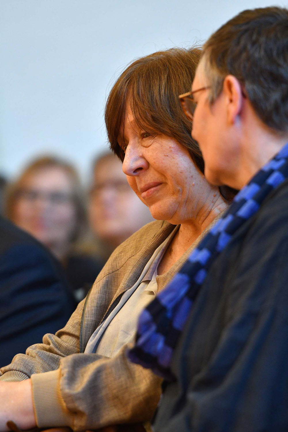 Swetlana Alexijewitsch am 20. April 2018 in Bitburg