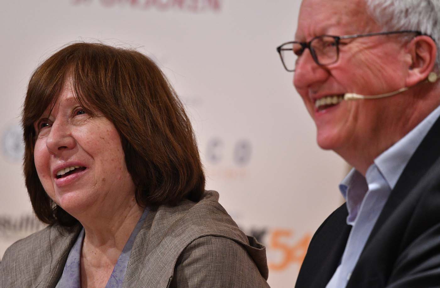 Swetlana Alexijewitsch am 20. April 2018 in Bitburg