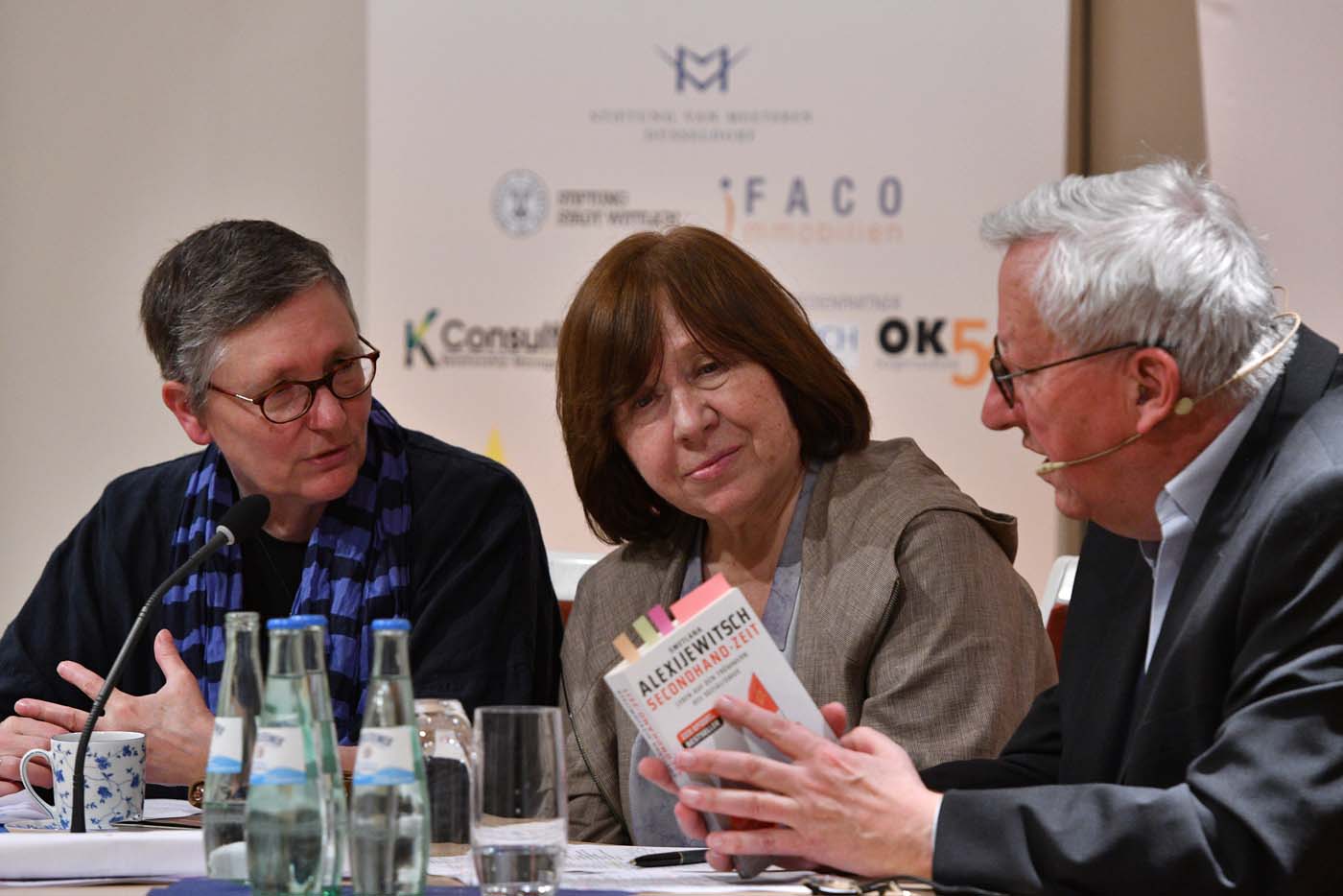 Swetlana Alexijewitsch am 20. April 2018 in Bitburg