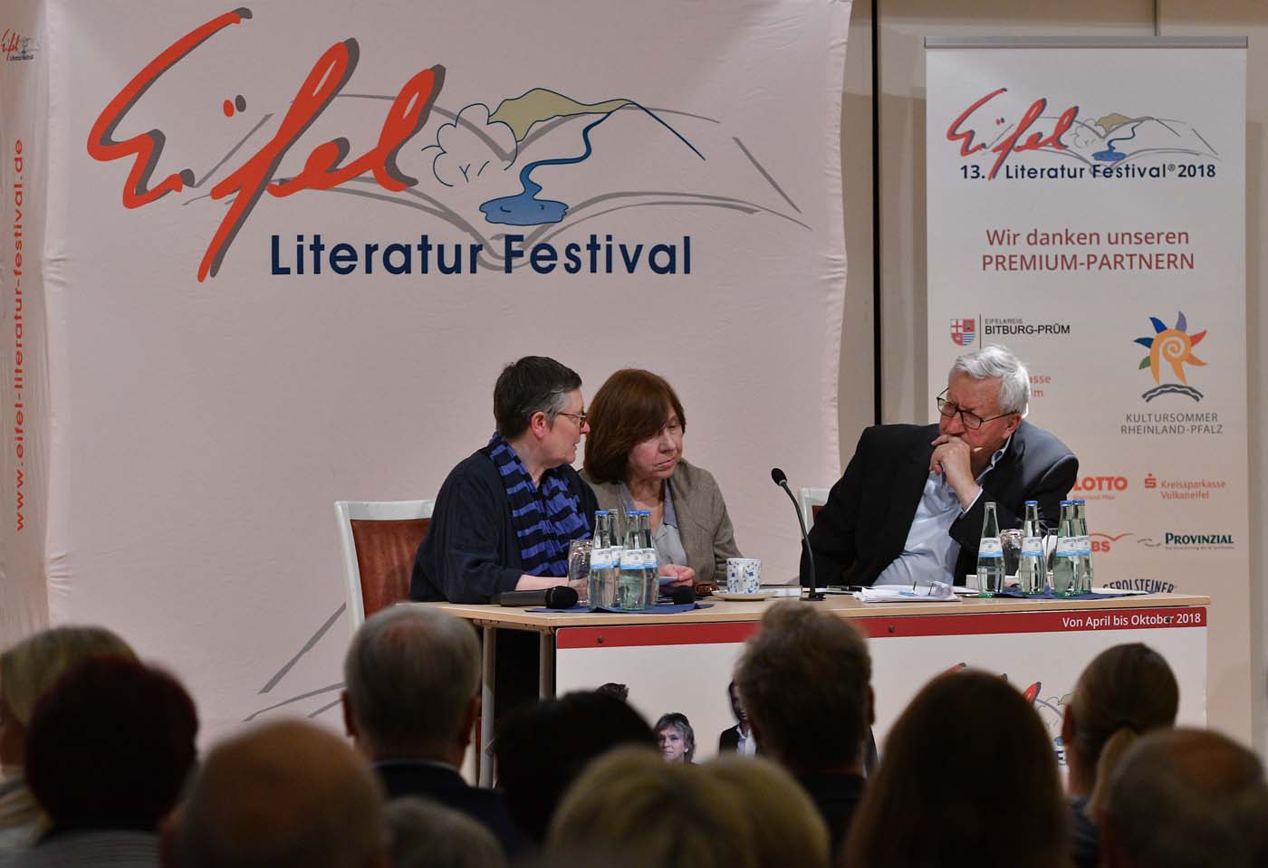 Swetlana Alexijewitsch am 20. April 2018 in Bitburg