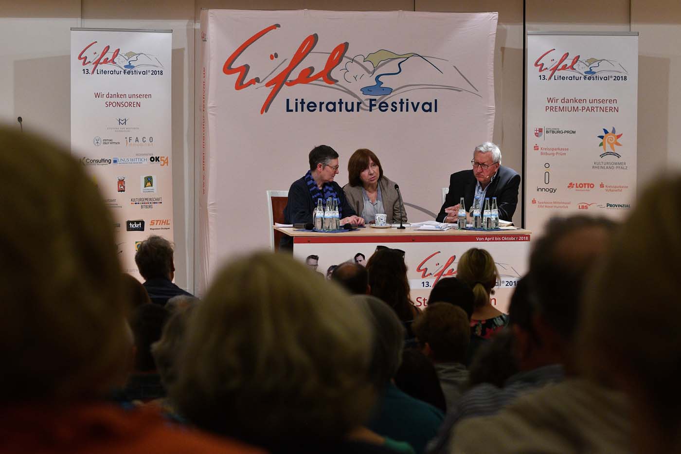 Swetlana Alexijewitsch am 20. April 2018 in Bitburg