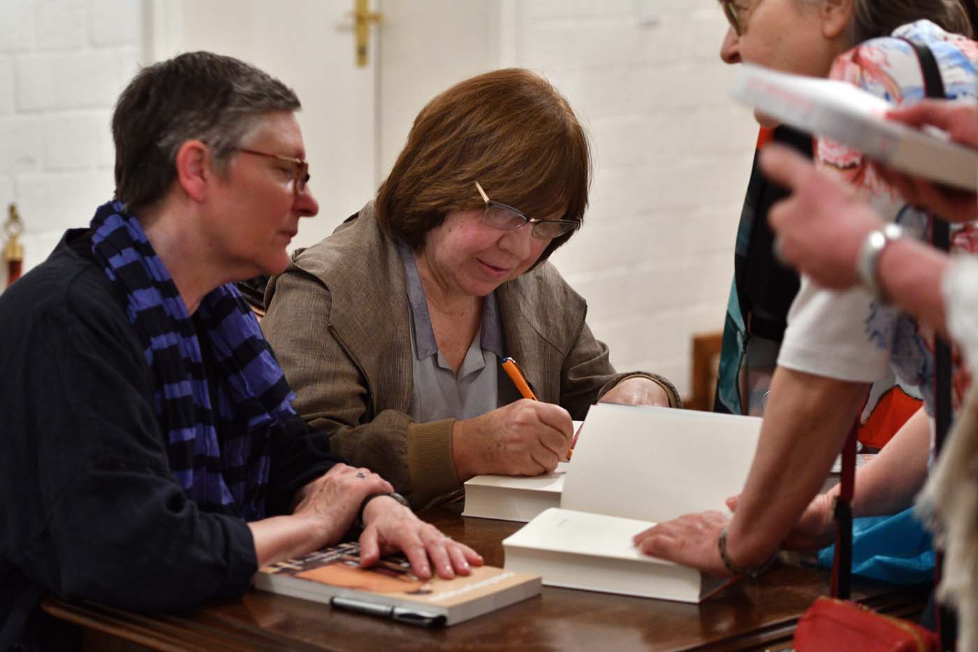 Swetlana Alexijewitsch am 20. April 2018 in Bitburg