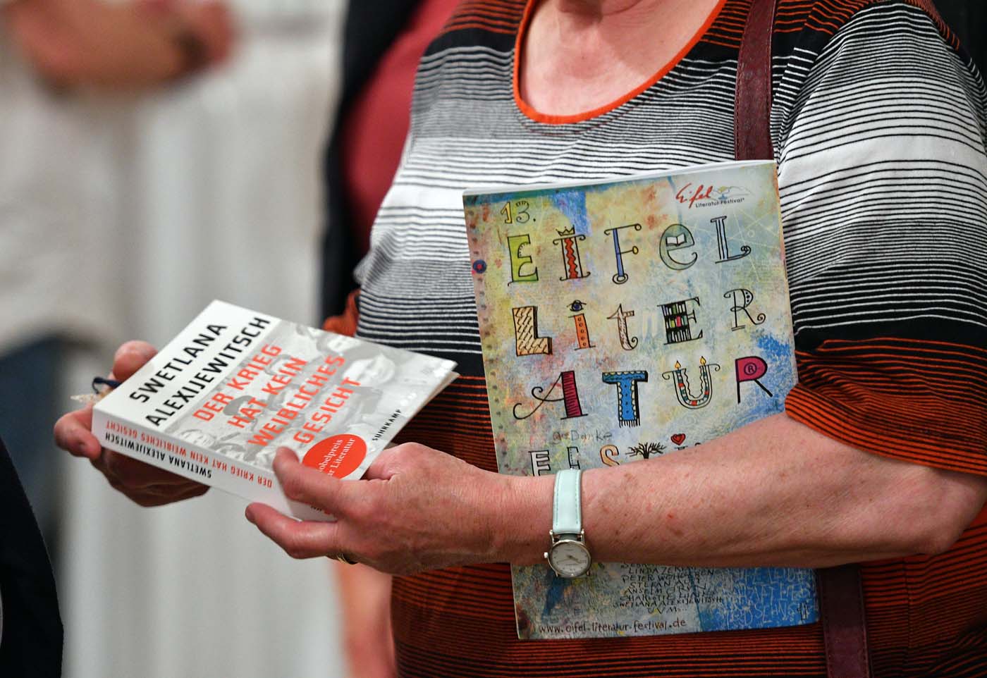 Swetlana Alexijewitsch am 20. April 2018 in Bitburg