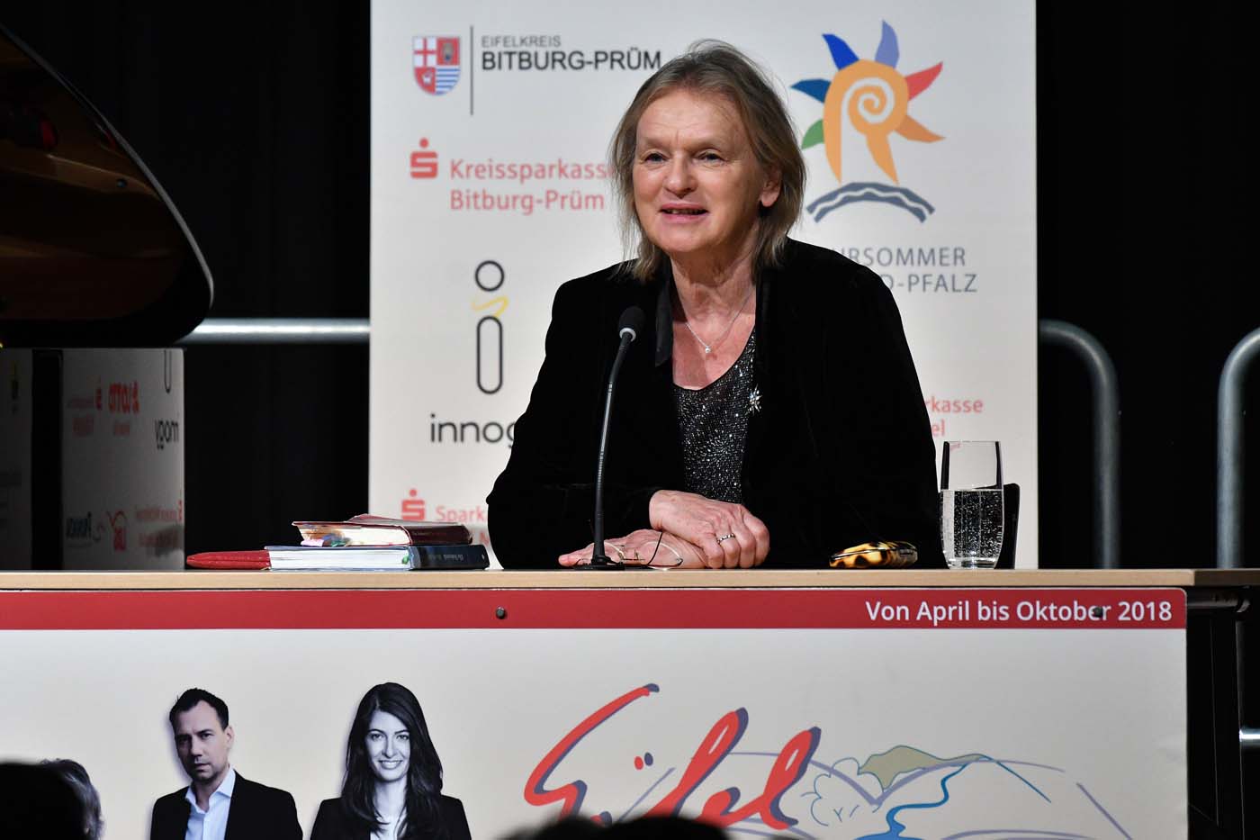 Elke Heidenreich am 27. April 2018 in Bitburg