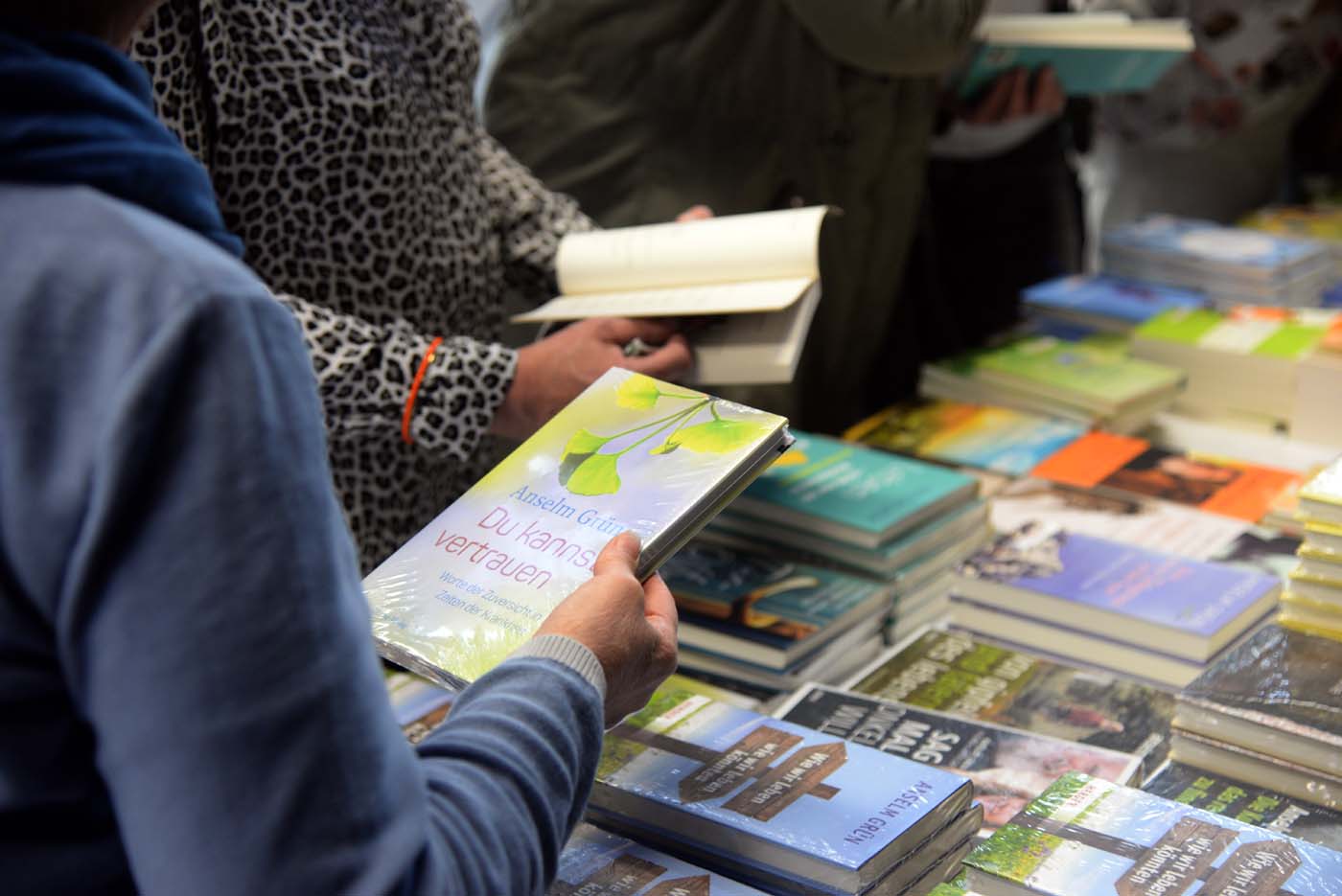 Pater Anselm Grün am 3. Mai 2018 in Wittlich