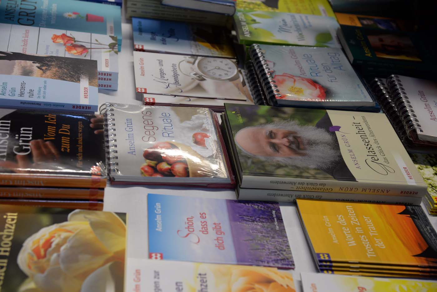 Pater Anselm Grün am 3. Mai 2018 in Wittlich