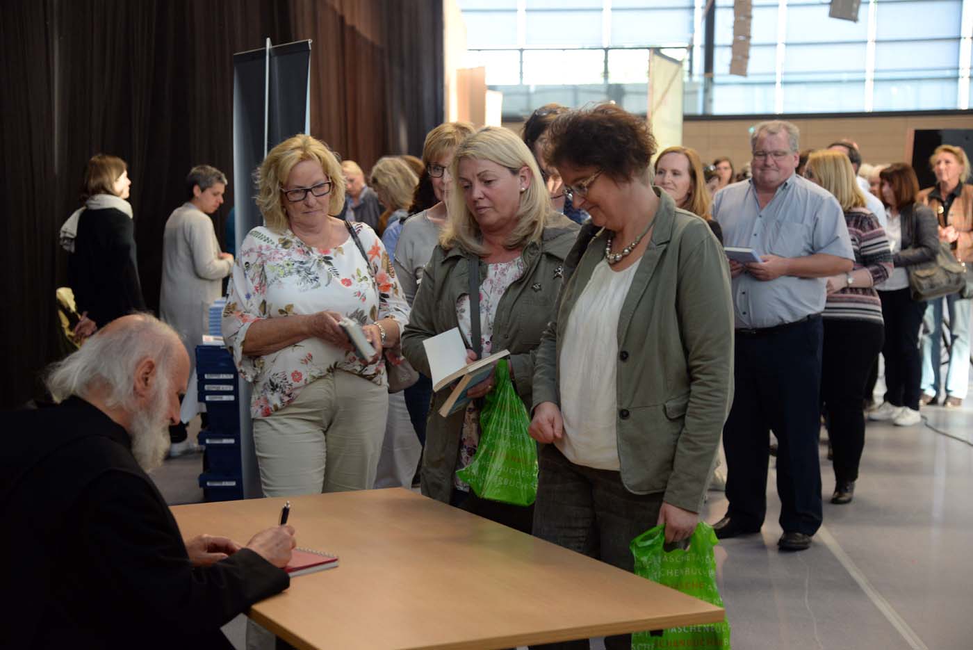 Pater Anselm Grün am 3. Mai 2018 in Wittlich