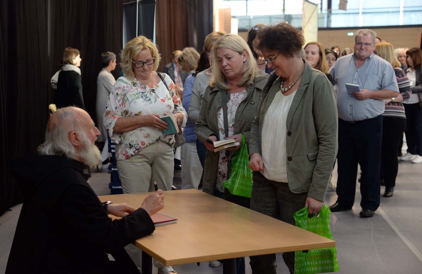 Pater Anselm Grün am 3. Mai 2018 in Wittlich