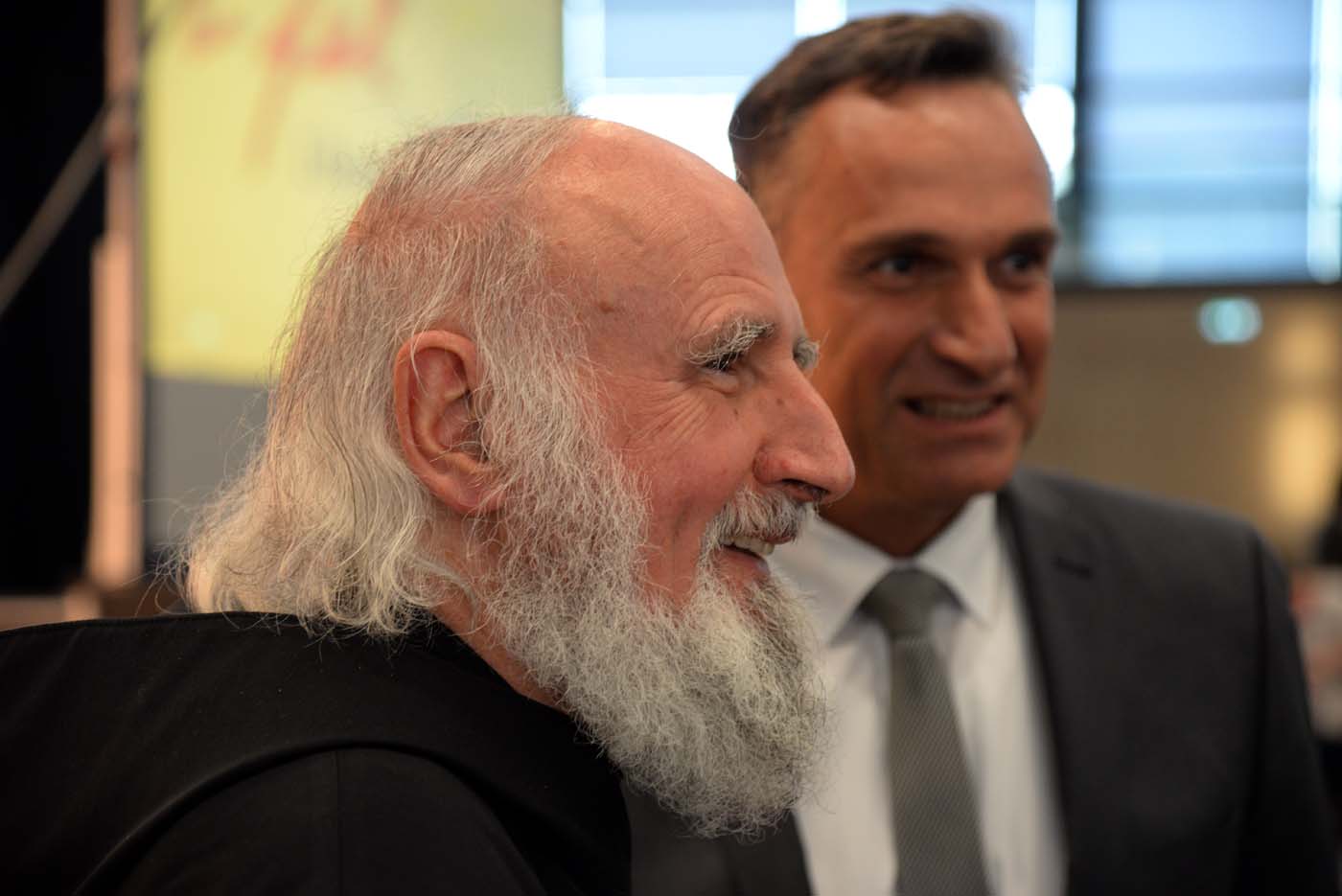 Pater Anselm Grün am 3. Mai 2018 in Wittlich