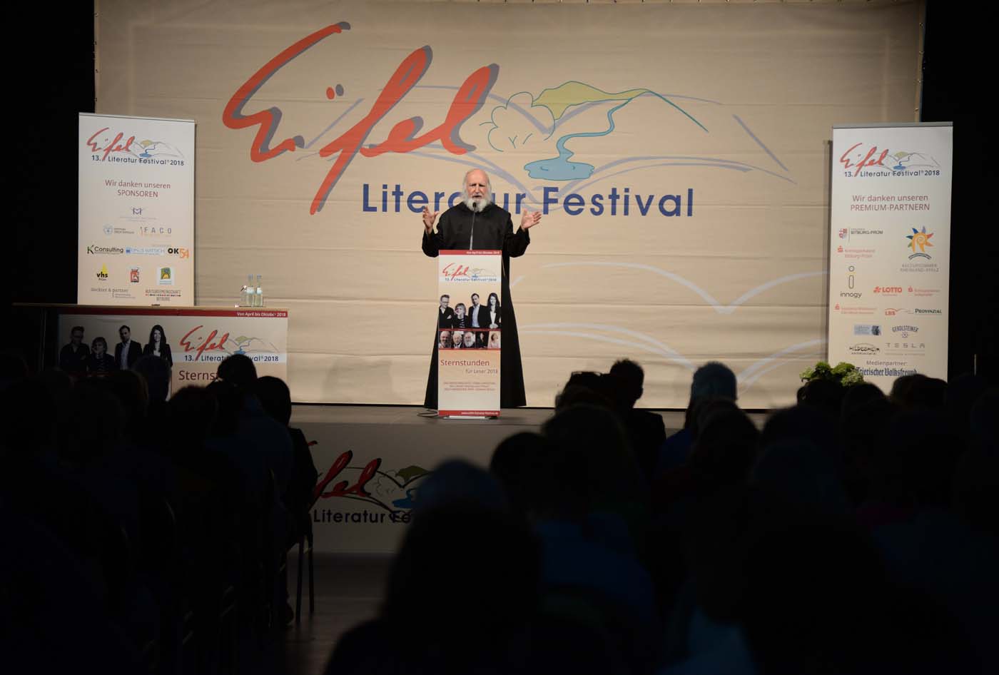 Pater Anselm Grün am 3. Mai 2018 in Wittlich