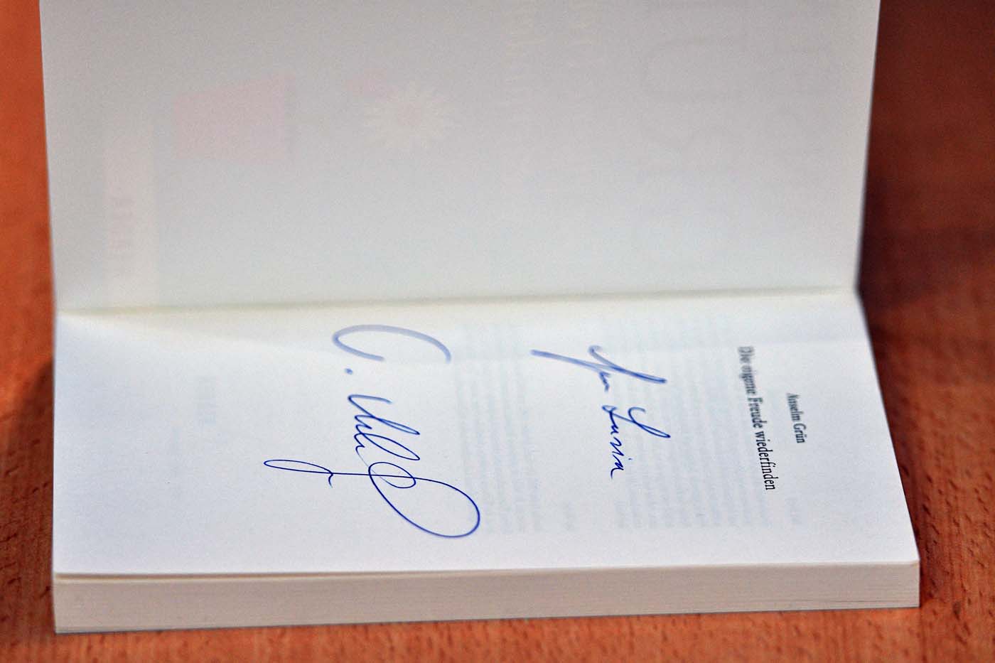 Pater Anselm Grün am 3. Mai 2018 in Wittlich