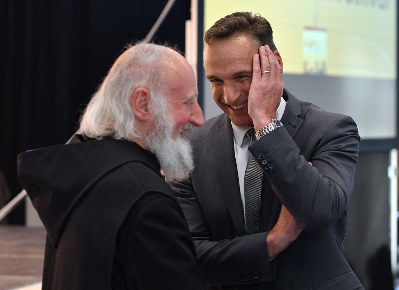 Pater Anselm Grün am 3. Mai 2018 in Wittlich