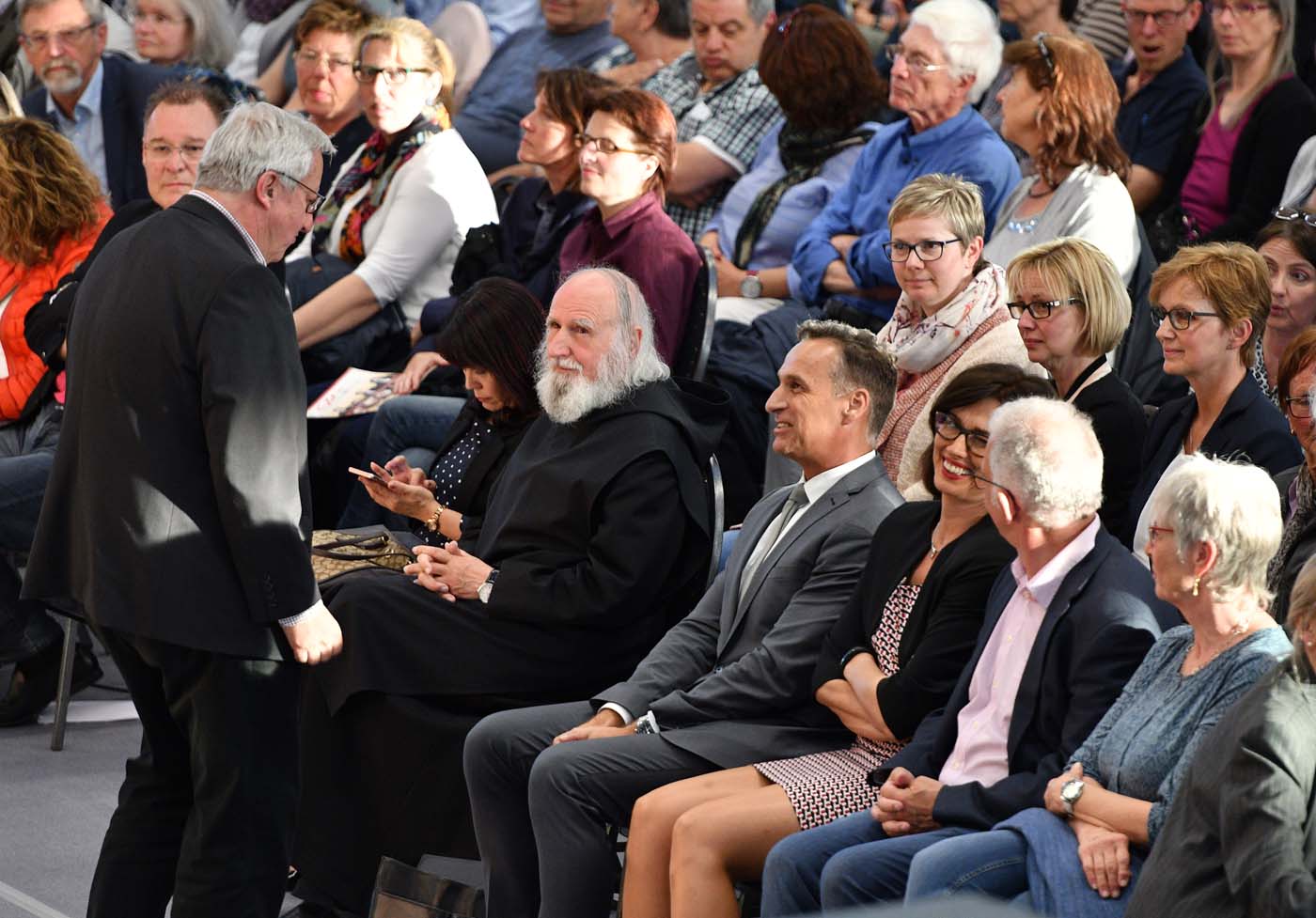 Pater Anselm Grün am 3. Mai 2018 in Wittlich