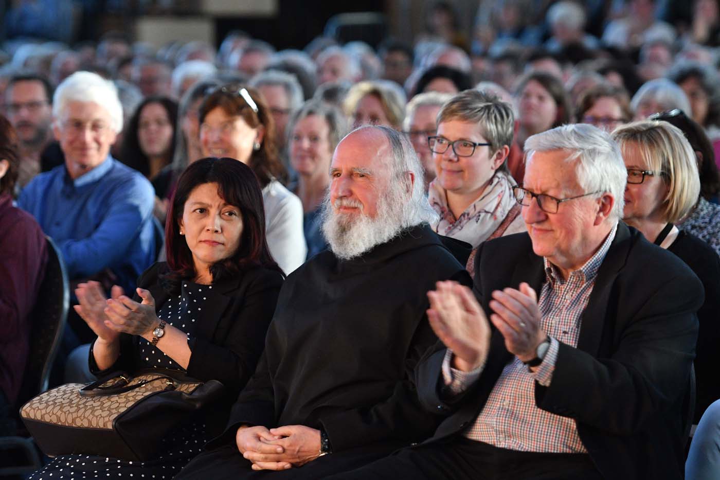 Pater Anselm Grün am 3. Mai 2018 in Wittlich