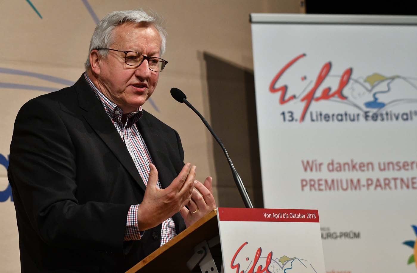 Pater Anselm Grün am 3. Mai 2018 in Wittlich