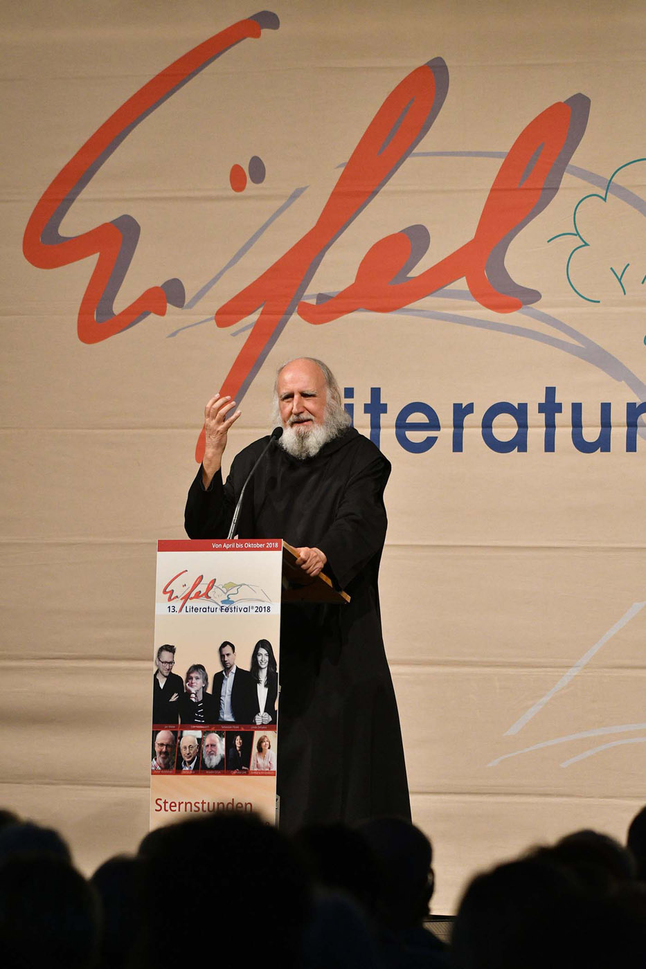 Pater Anselm Grün am 3. Mai 2018 in Wittlich