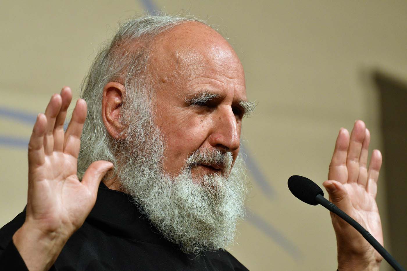 Pater Anselm Grün am 3. Mai 2018 in Wittlich