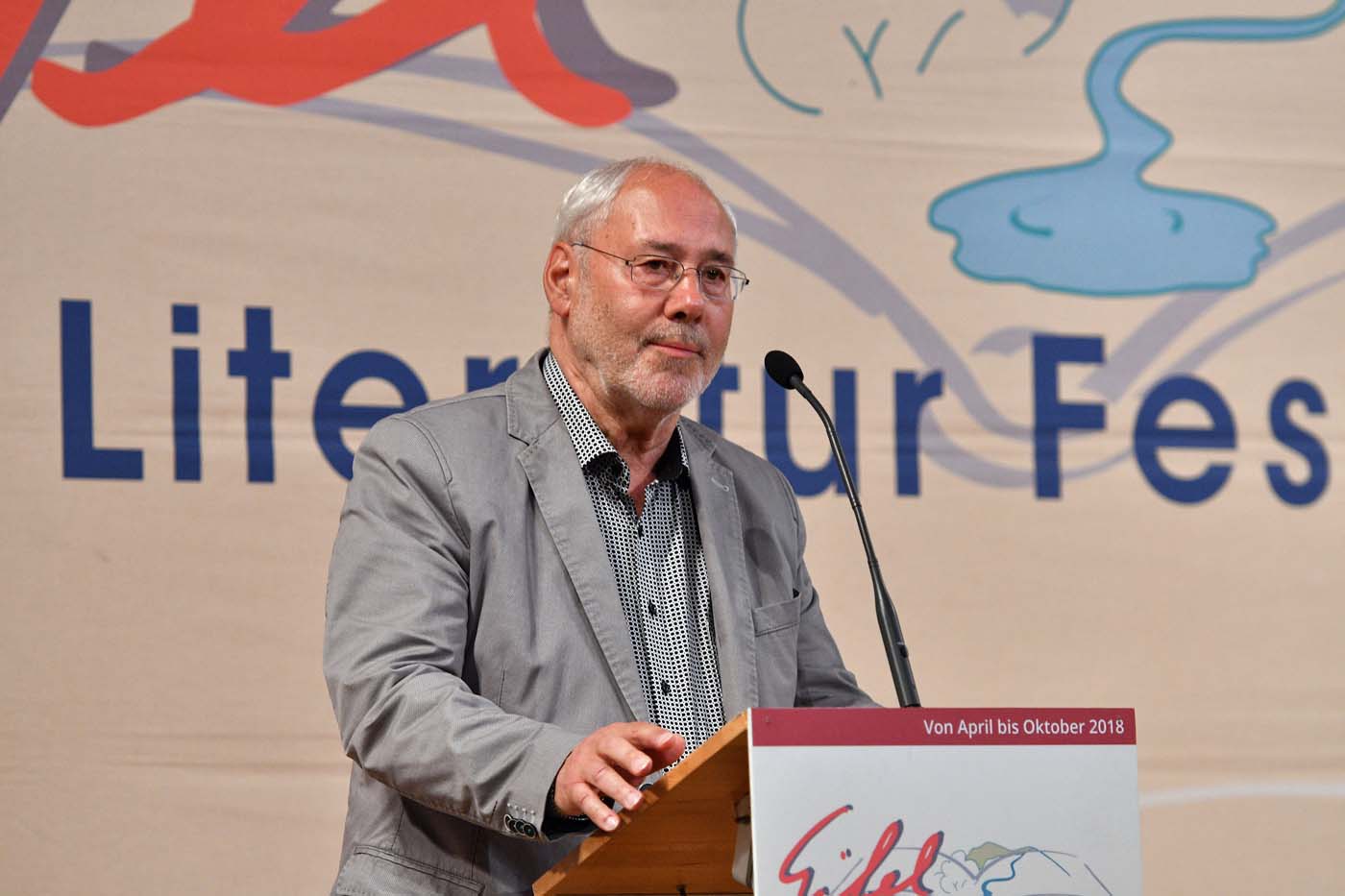 Saša Stanišić am 25. Mai 2018 in Wittlich