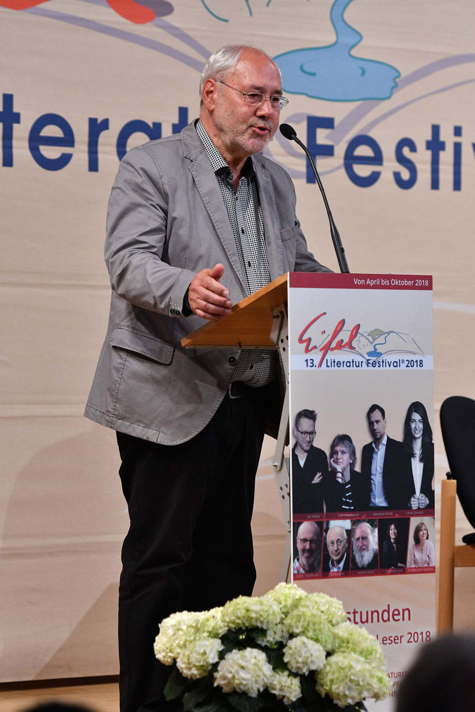 Saša Stanišić am 25. Mai 2018 in Wittlich