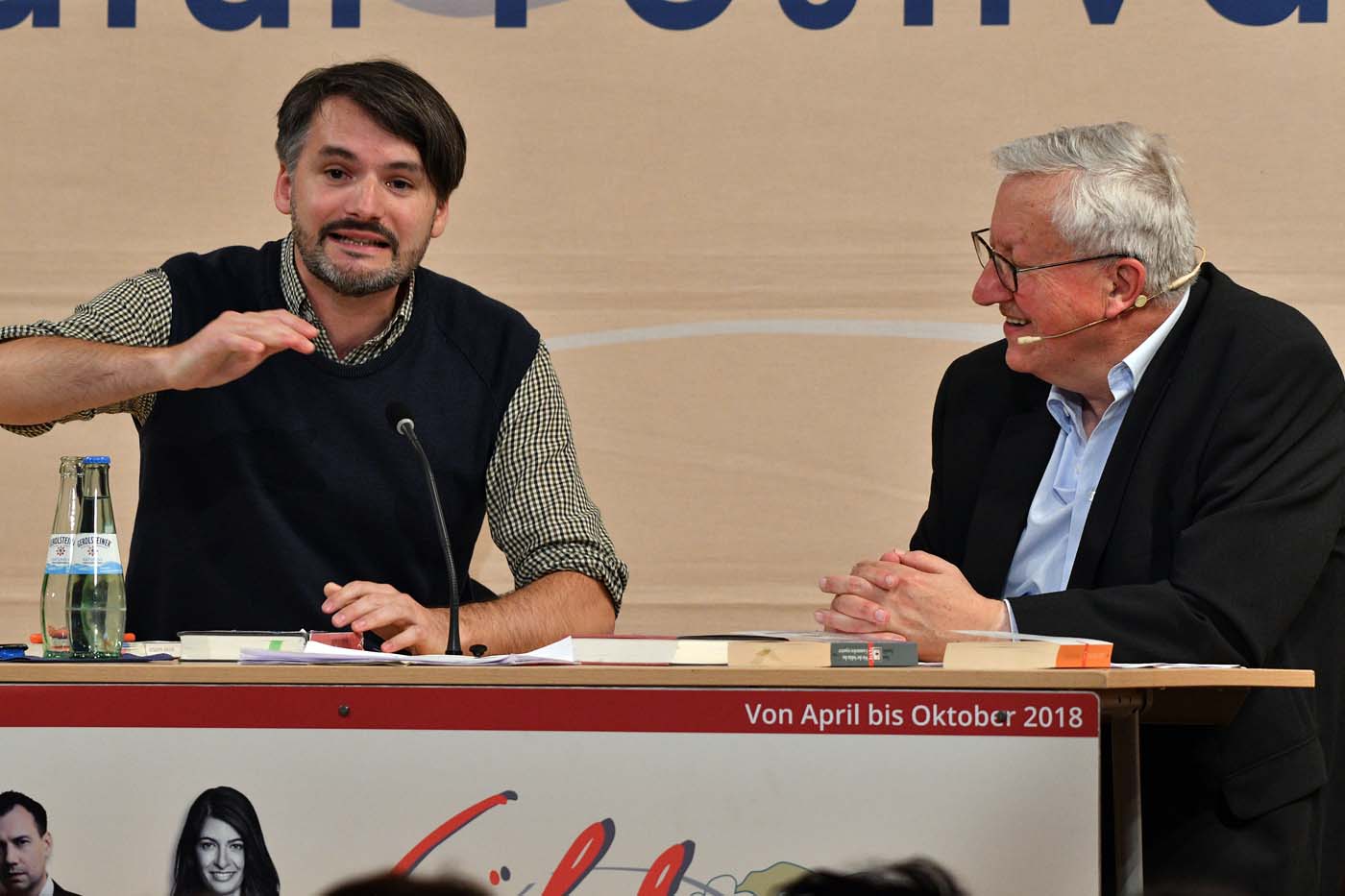 Saša Stanišić am 25. Mai 2018 in Wittlich