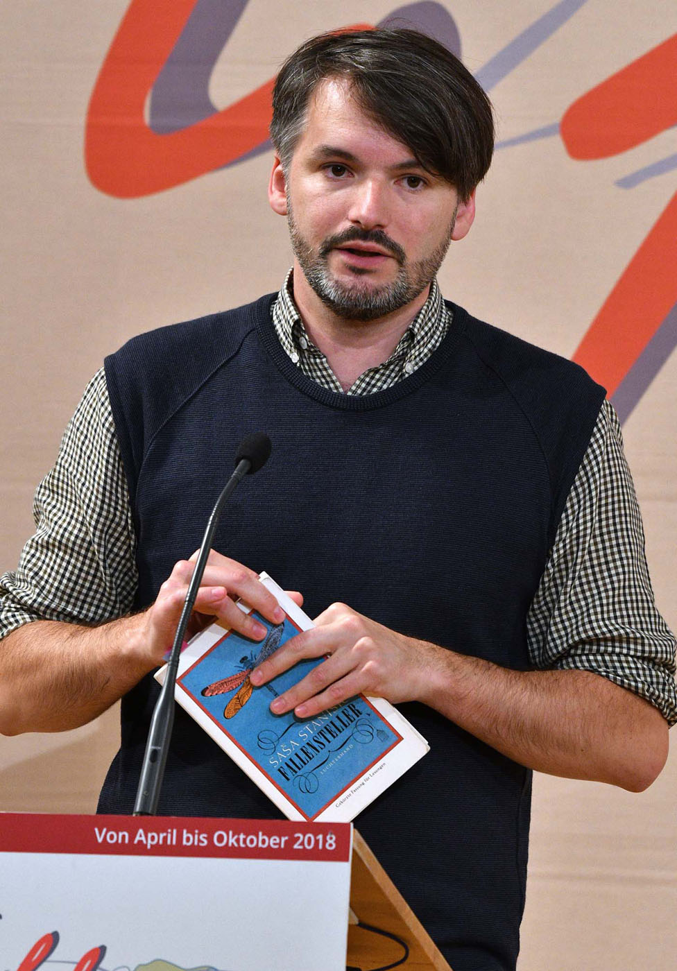 Saša Stanišić am 25. Mai 2018 in Wittlich