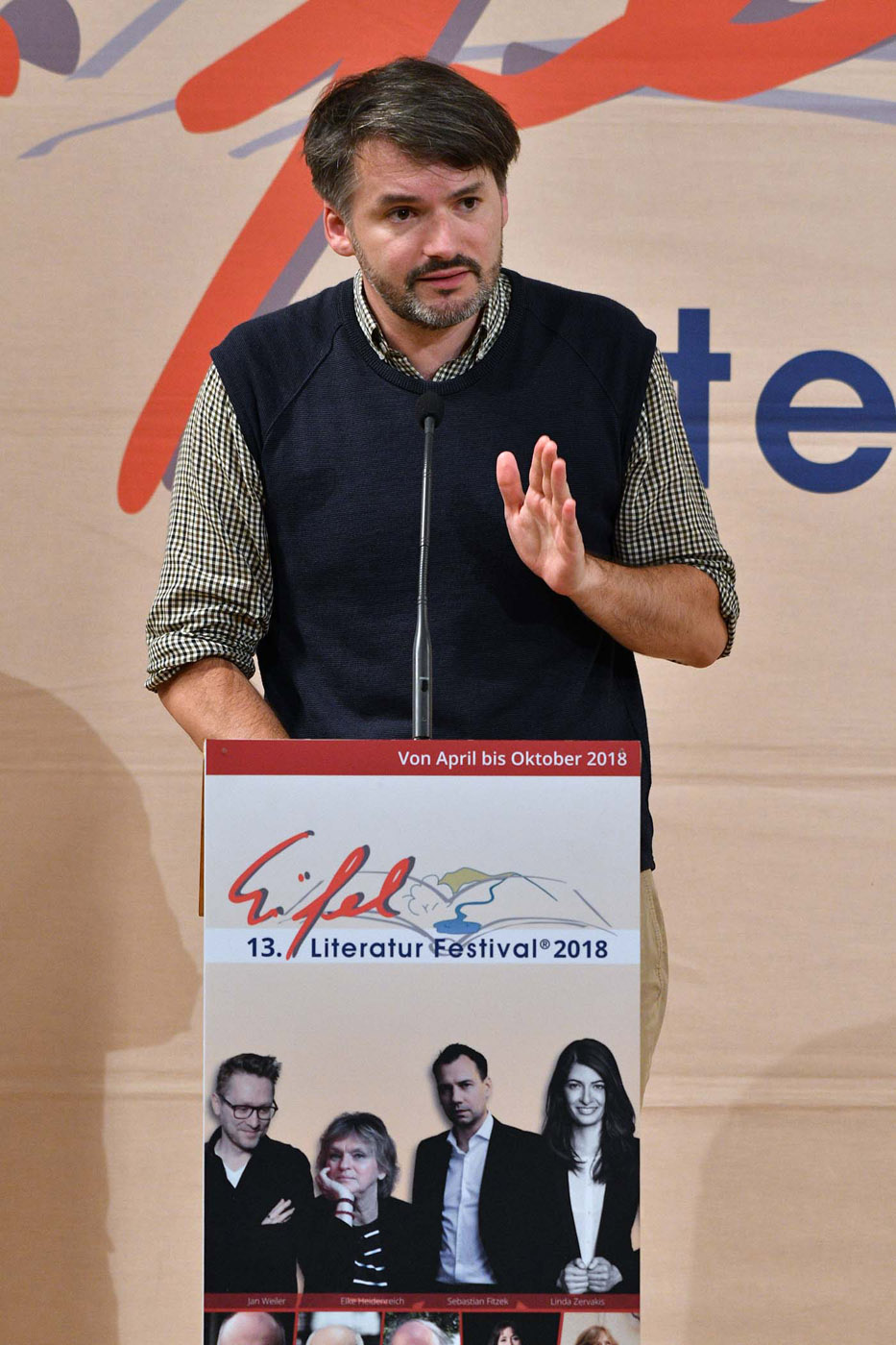 Saša Stanišić am 25. Mai 2018 in Wittlich