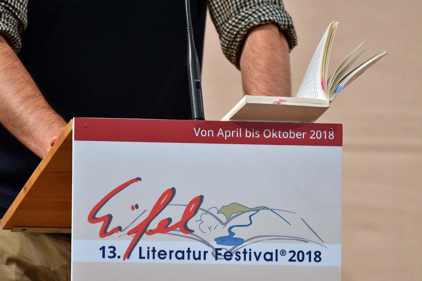 Saša Stanišić am 25. Mai 2018 in Wittlich