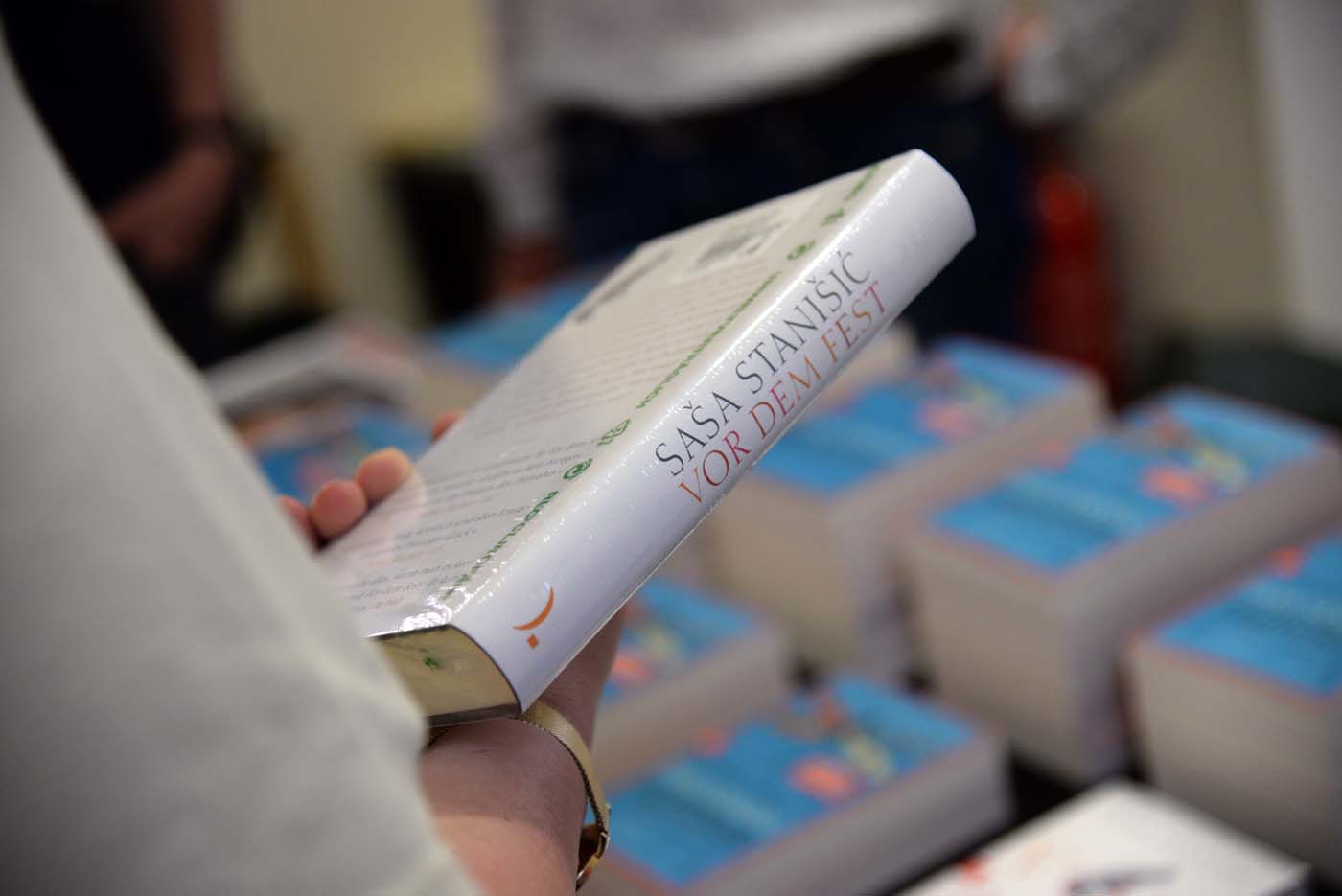 Saša Stanišić am 25. Mai 2018 in Wittlich