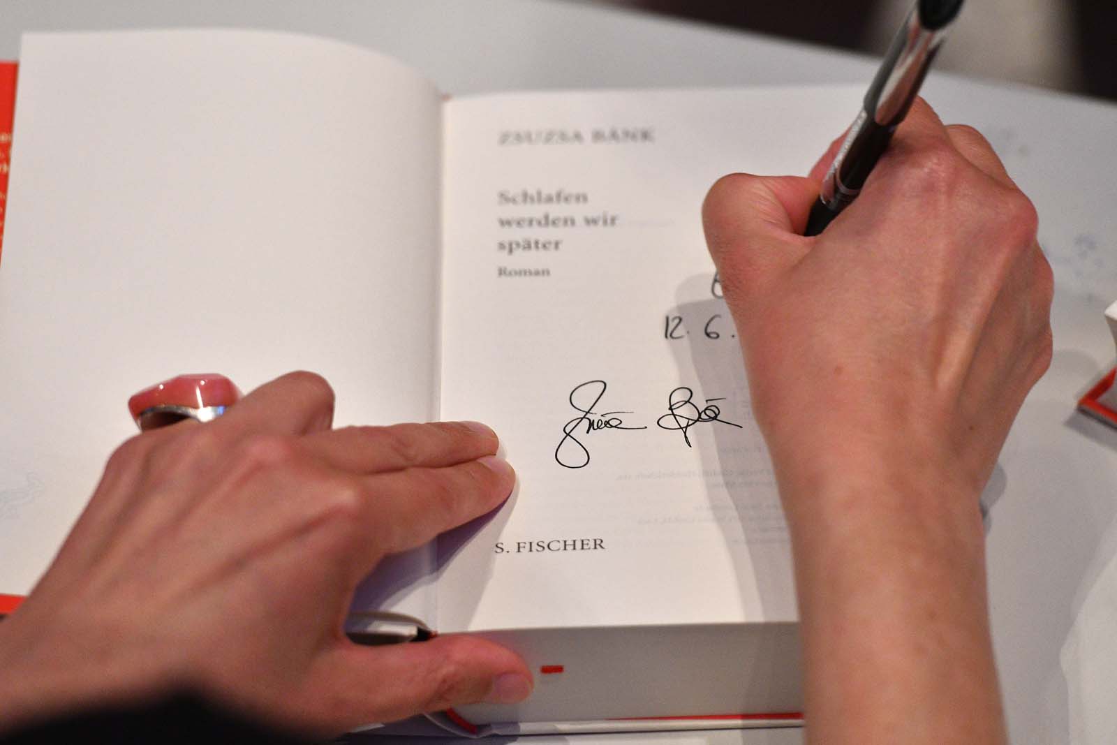 Zsuzsa Bánk am 12. Juni 2018 in Wittlich