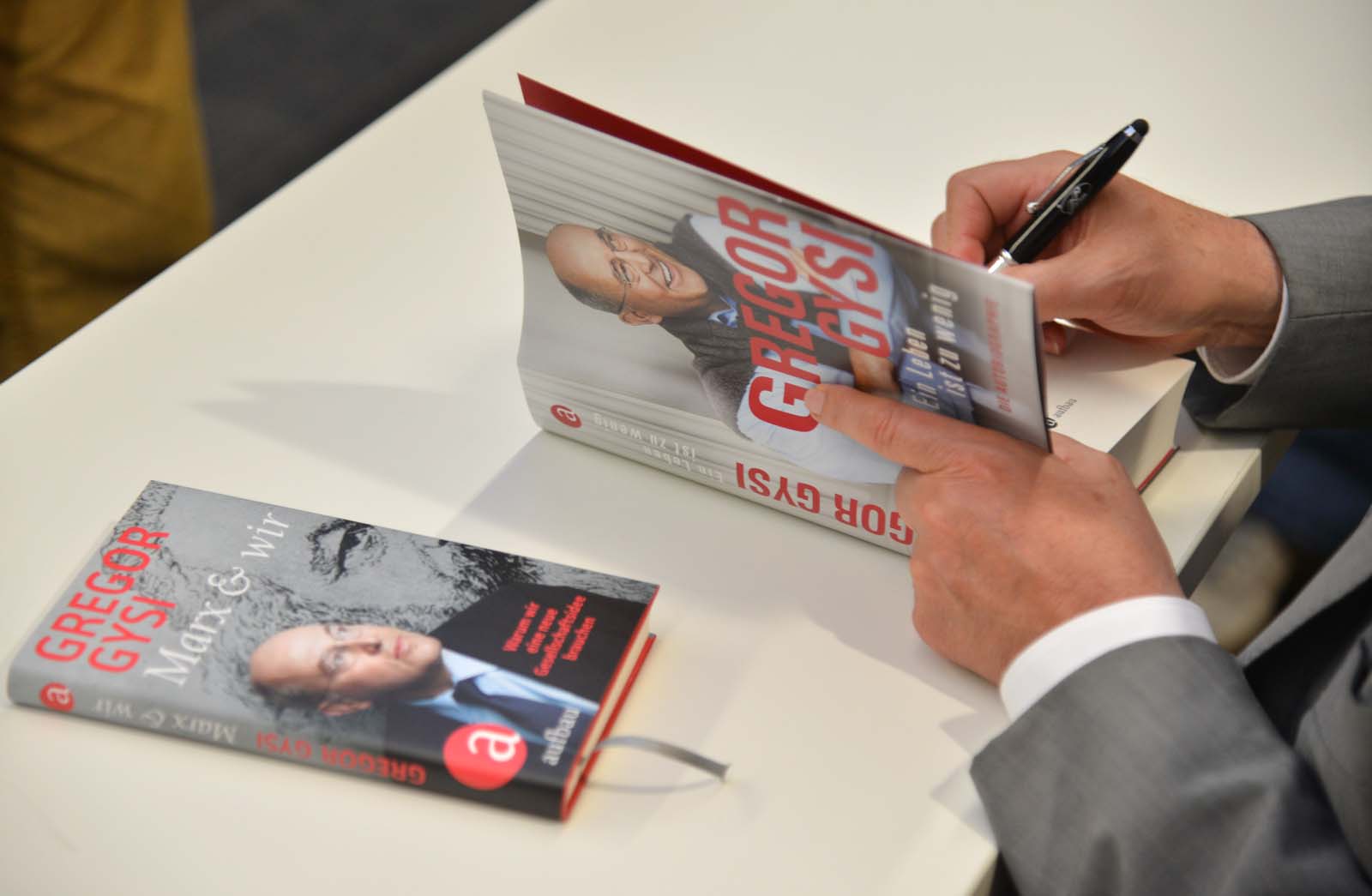 Gregor Gysi am 22. Juni 2018 in Bitburg