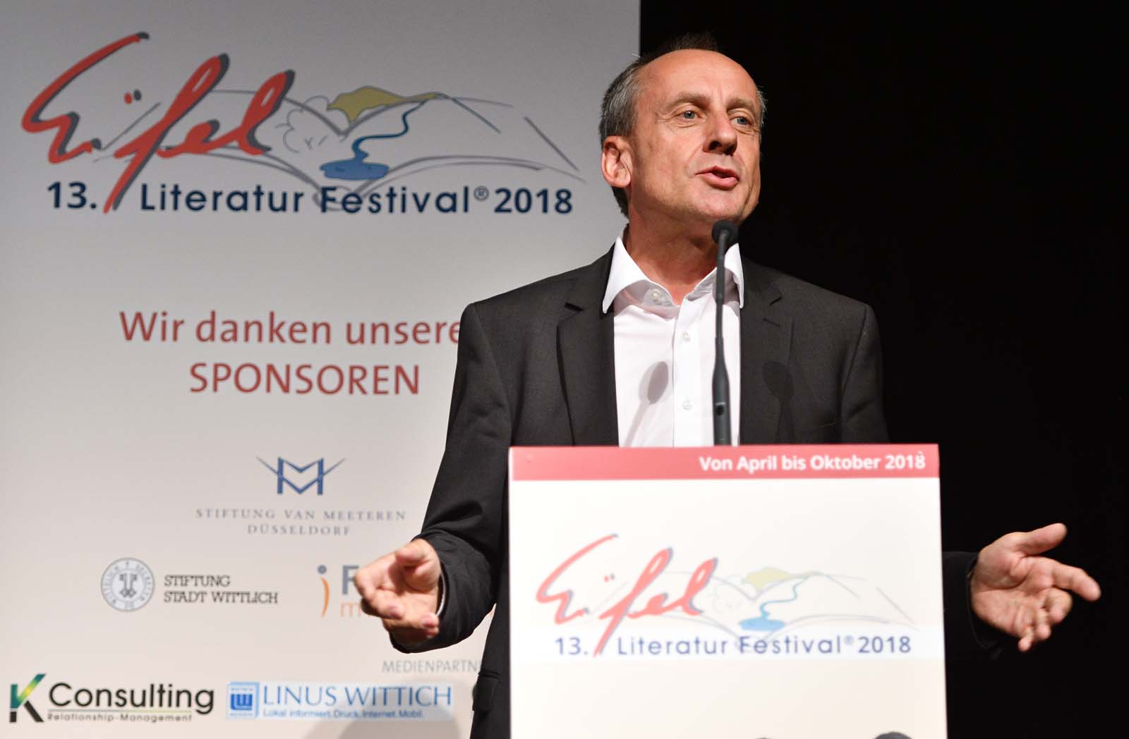 Gregor Gysi am 22. Juni 2018 in Bitburg