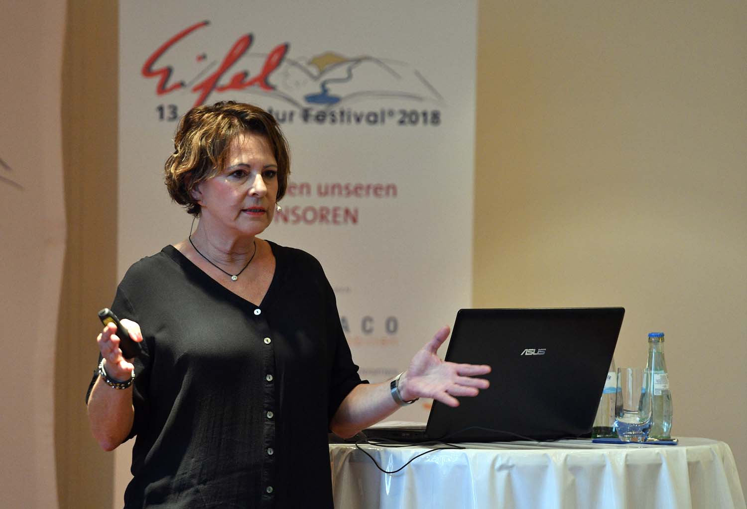 Stefanie Stahl am 10. August 2018 in Bitburg