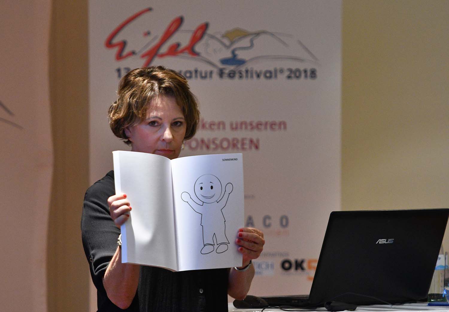 Stefanie Stahl am 10. August 2018 in Bitburg