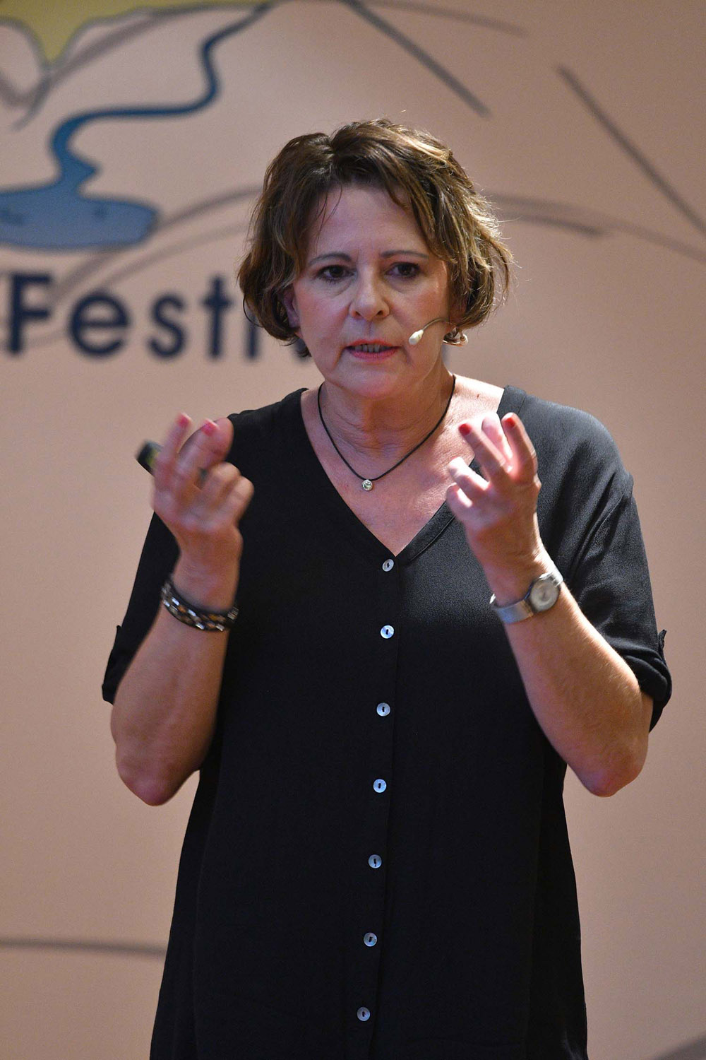 Stefanie Stahl am 10. August 2018 in Bitburg