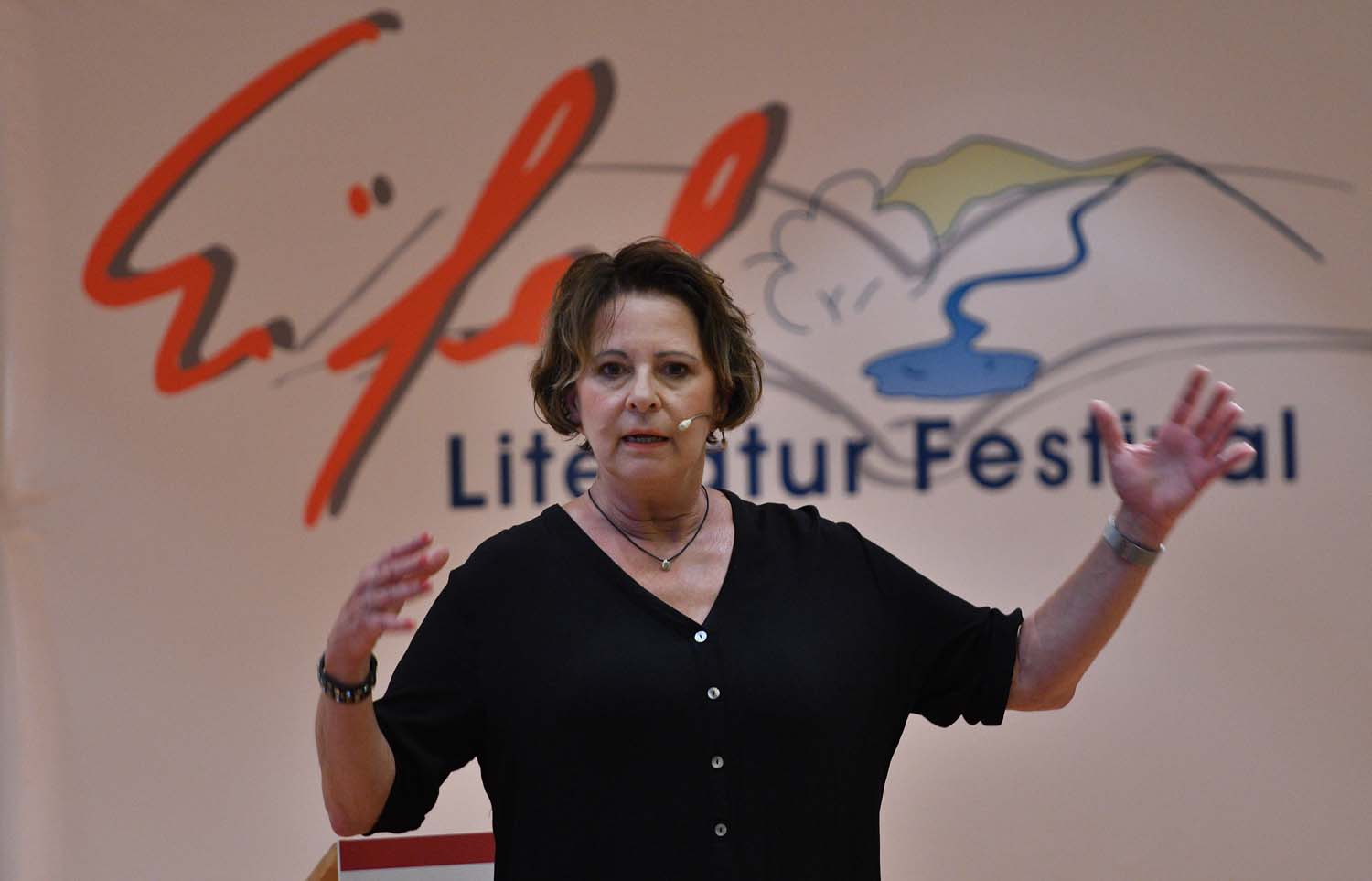 Stefanie Stahl am 10. August 2018 in Bitburg