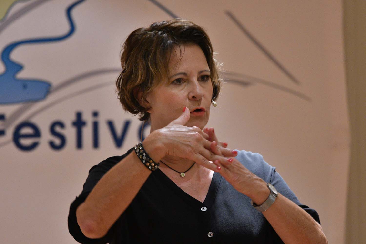 Stefanie Stahl am 10. August 2018 in Bitburg