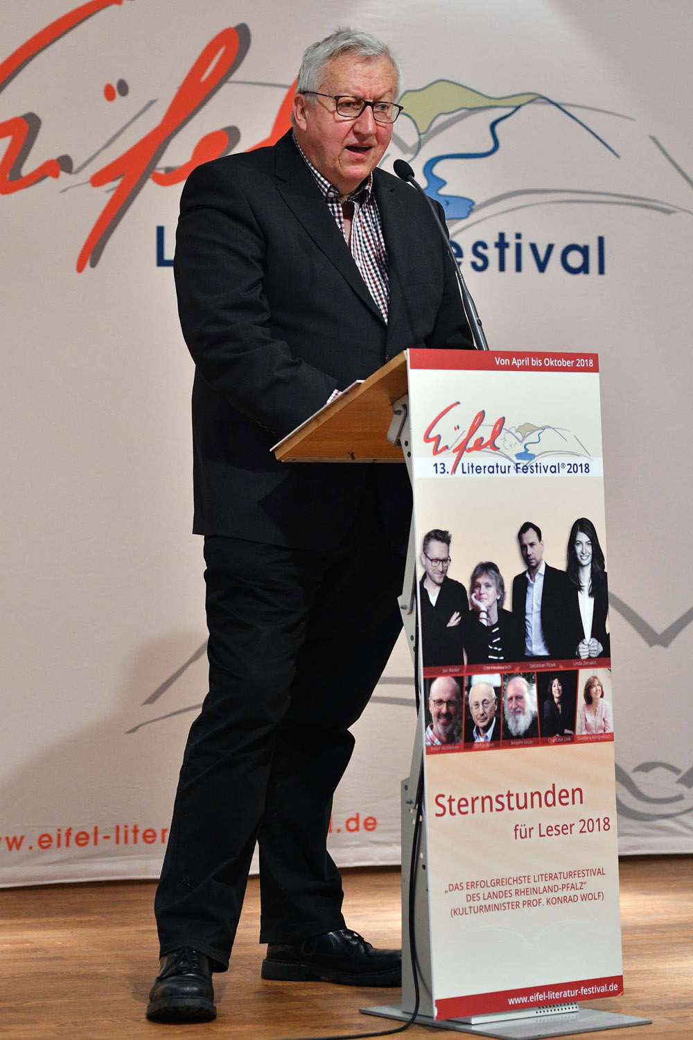Stefan Hertmans am 31. August 2018 in Bitburg