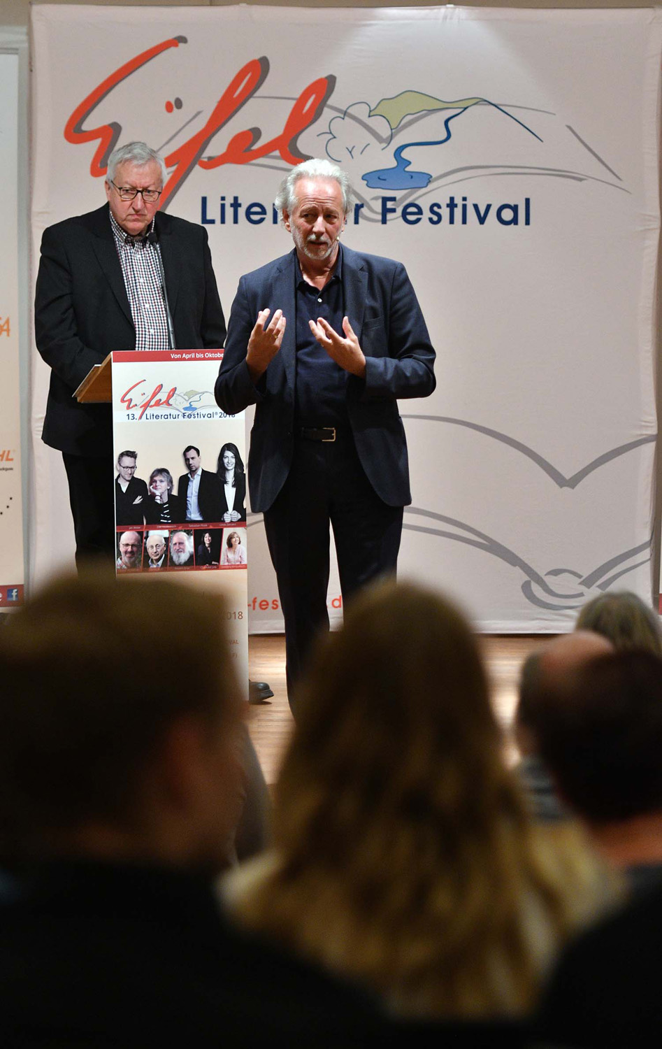 Stefan Hertmans am 31. August 2018 in Bitburg