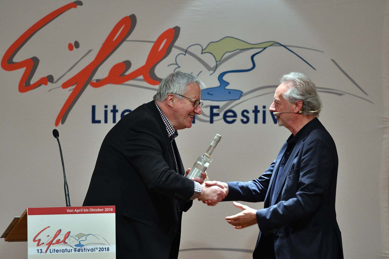 Stefan Hertmans am 31. August 2018 in Bitburg