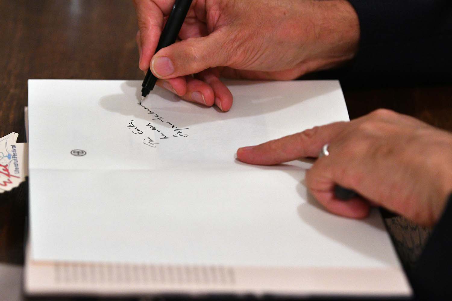 Stefan Hertmans am 31. August 2018 in Bitburg