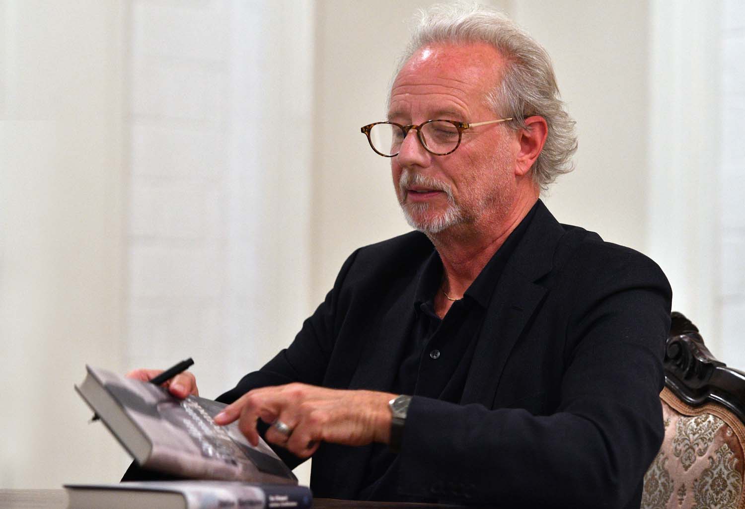 Stefan Hertmans am 31. August 2018 in Bitburg