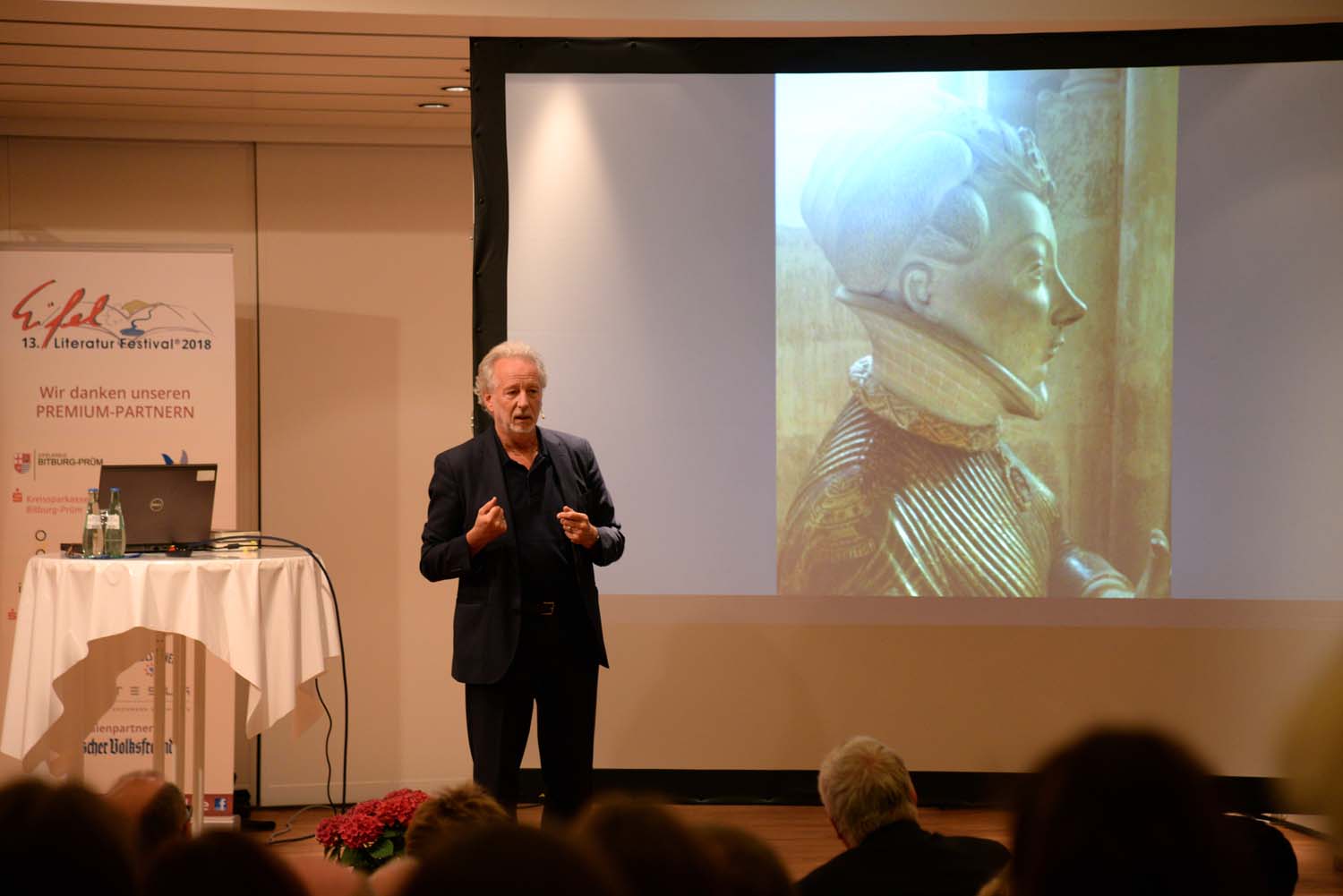 Stefan Hertmans am 31. August 2018 in Bitburg