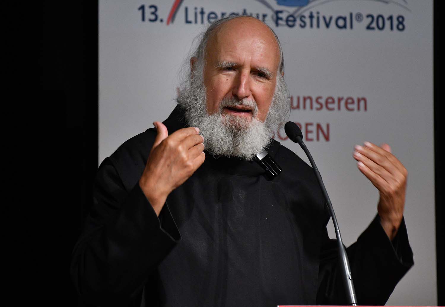 Pater Anselm Grün am 7. September 2018 in Bitburg