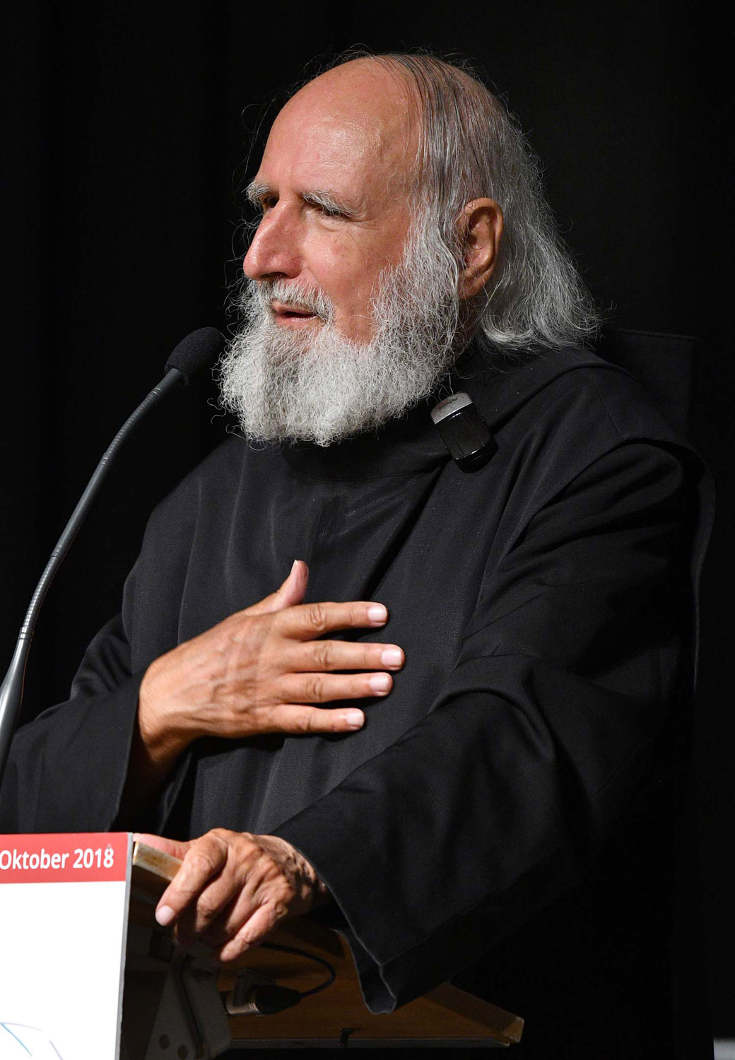 Pater Anselm Grün am 7. September 2018 in Bitburg