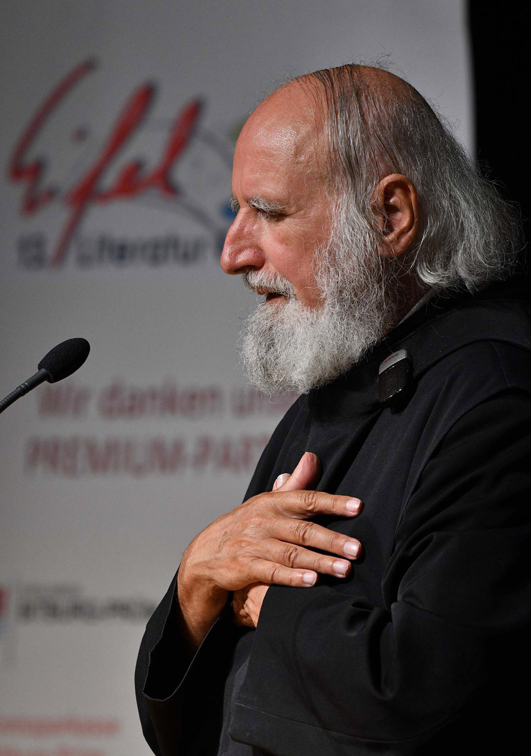 Pater Anselm Grün am 7. September 2018 in Bitburg