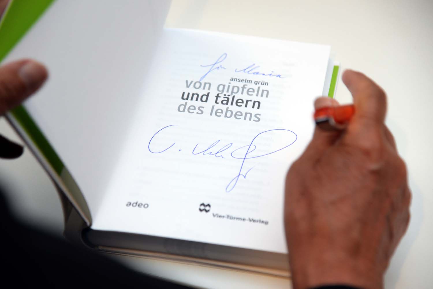 Pater Anselm Grün am 7. September 2018 in Bitburg