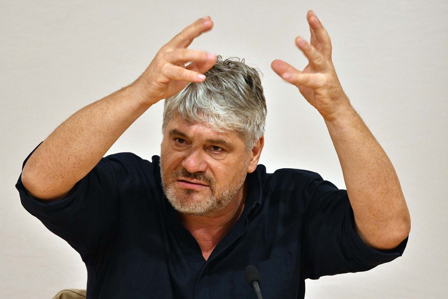 Raoul Schrott am 14. September 2018 in Bitburg