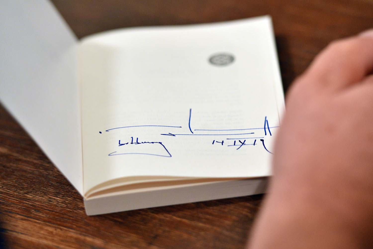 Raoul Schrott am 14. September 2018 in Bitburg