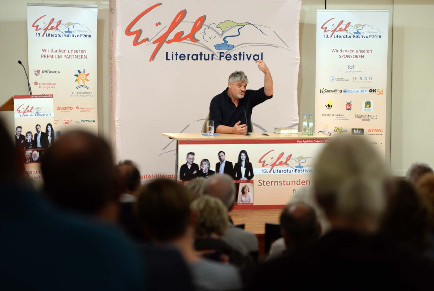 Raoul Schrott am 14. September 2018 in Bitburg